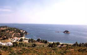 ISLET - Troulos is named after the small islet that looks like a dome